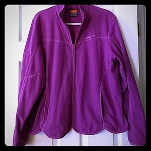 Zipup fleece; water repellent